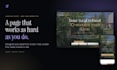 design a modern landing page for your business