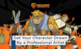 do a stunning dnd character art illustration for you