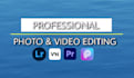 do professionaly photo and video editing with 4k quality
