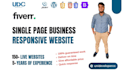 create a stunning single page business website