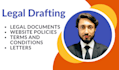 draft and review legal contracts, privacy policies, slas and msas