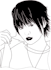 convert face and people to line drawing