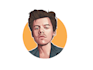 draw cartoon potrait headshot avatar from photo