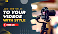 add subtitles, captions, srt, transcribe and edit video