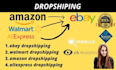 do aliexpress walmart amazon to ebay dropshipping