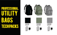 design all kinds of utility bag hand bag tech pack for manufacturing