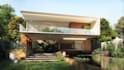 do exterior design and house facades, with 3d renderings