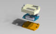create mechanical engineering 3d cad assembly model for 3d printing