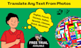 translate text from photos