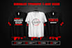 do a simple minimalist typography bulk tshirt design