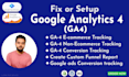 setup google analytics 4, ga4 in 1 day