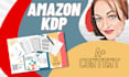 create amazon a plus content for KDP books featuring interior pages