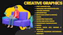 design resume, flyer, poster, banner and video