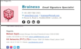 make clickable email signature, gmail signature
