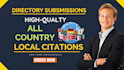 do manually build up to 200 local citations for all countries SEO