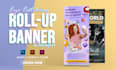 design roll up banner, signage, flyer and poster