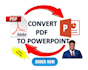 convert your PDF or word to powerpoint presentation