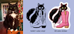 turn your pet into a cartoon sticker