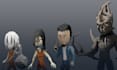do 3d anime character,3d anime sculpt,3d realistic