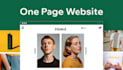design a professional one page godaddy website