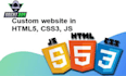 create a modern custom responsive web design for  you