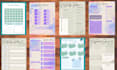 design customized printable planners pages
