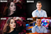 do photo retouching and manipulation