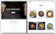 create restaurant booking and food delivery website