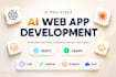 build ai full stack web app with python fastapi, react and langchain