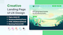 do figma landing page design and website development