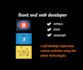 be your front end web developer with html, css, javascript
