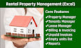 create excel rental property management system