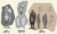 draw fantasy, dnd, game character concept art, design, and illustration, no ai