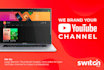 design modern youtube channel logo, banner and branding kit