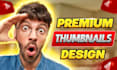 make a stunning youtube thumbnail of clickbait style