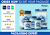 make professional supplement product packaging and mockup