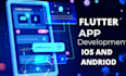 develop android and ios mobile app using flutter