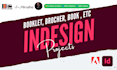 create professional adobe indesign projects, layouts, and templates