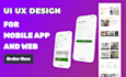 design UI UX mobile app, fintech app wallet app design