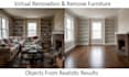 do virtual renovation and remove furniture and objects from realistic results