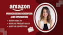 do amazon listing creation, amazon listing optimization, SEO product description