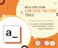 build your business apps using opensource low code tools