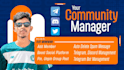 your telegram moderator or telegram community manager