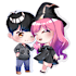 draw cute chibi for notification and alerts for streaming