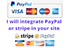 integrate stripe or paypal in your shopify ecommerce website