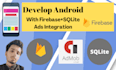 do android app development with java and firebase using android studio