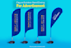 design amazing custom flag, feather flag and tear drop flag