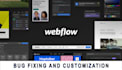 fix webflow bugs and design issues and customization