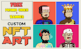 do unique 2d, doodle, pixel, and azuki nft art collections