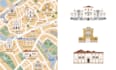 draw unique travel map or travel illustration